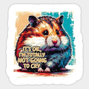 Sad Hamster Sticker